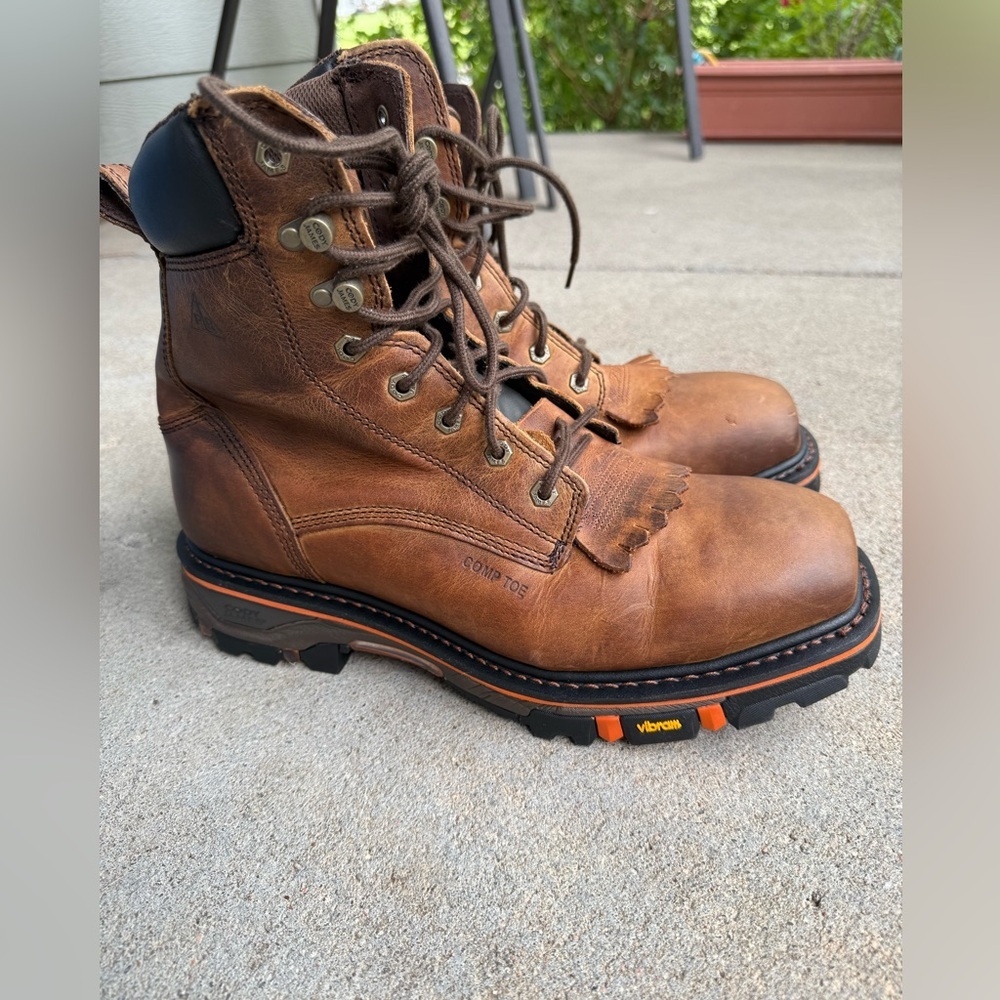 Wrangler Brown Leather Boots Durable Stylish Comfortable 13D